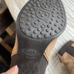 Tod's  Classic Tan Suede Heeled Chelsea Boots Size 37‎ Photo 9