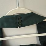 Elegant Dark Green Halter Dress Size L Photo 2