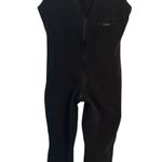 Vintage Powertec Women's Size XL Black Fleece Lined Power Bibs One Piece Snow Photo 0
