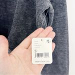 Free People  Movement Criss Crossed Crop Sweatshirt Size Small NWT Black Photo 8