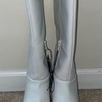 Universal Threads Womens New Universal Thread Long White Heel Boots Photo 0