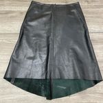 Identify Saks Fifth Avenue Leather Skirt Black Size 6 Photo 1