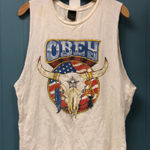 Obey  Posse muscle tank cutoff women’s size M‎ Photo 0