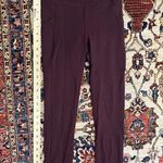 Lululemon  Dark Red Invigorate High Rise 25" Inseam Tight Leggings Size 4 Photo 0