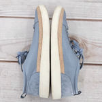 Vionic  Winny Pastel Blue Leopard Heel Raffia Trim Comfy Casual Arch Support 10 Photo 5