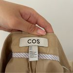 COS  Tan Pleated Mini Skirt Skort Size 8 Photo 4