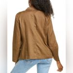 Eileen Fisher Pine Needle Organic Linen Shaped Blazer Jacket Lightweight XL Job Photo 8