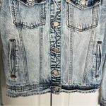 Special A NWOT  Distressed Lightwash Denim Jacket Size S Photo 2