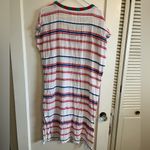 Velvet embroidered cotton beach cover up White Size M Photo 3