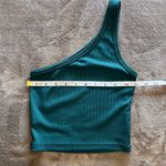 ELECTRIC BLUE Ribbed One Shoulder Stretch Tank Top Women’s Sz S EUC Photo 4