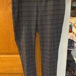 Roz & Ali  Black Plaid Women's Pants Photo 0