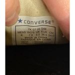 Converse Distressed Butterfly Print Slip-On Sneakers Beige/Black Women’s 7.5 Photo 8