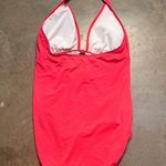 Lauren Ralph Lauren Pink Swim Beach Club Solid Halter One Piece Swimsuit Size 14 Photo 2