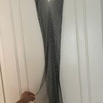 Amazon See Through Rhinestone Midi Dress Photo 2