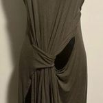 Free People EUC  Beach Olive Green Slit Dress size medium Photo 0