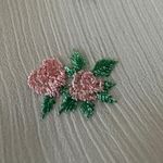 Victoria's Secret NWT White Sheer Long Floral Embroidered Robe, Sz XS/S Photo 12