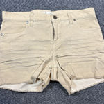 Carve Designs Shorts Womens 8 Tan Corduroy Raw Hem 5-Pocket Casual Summer Photo 0