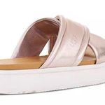 UGG NEW  Leather Platform Slide Sandals Size 6M New without Box Retail $110 Photo 1