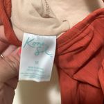 Kona Sol  Terracotta ribbed One Piece Bathing Suit Women’s medium ring front Photo 5