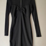Lulus Lulu’s size small goth Victorian neckline sheer mini dress‎ Photo 0