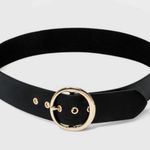 Ava & Viv  Mid Waist Belt Stretchy Wide Black Gold NWT 4X Photo 1