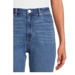 No Boundaries  Womens High Rise Mom Jeans Size 9 Juniors Short Style Med Wash New Photo 3