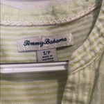 Tommy Bahama  Small Sleeveless Light Green Striped linen Top Photo 1