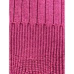 89th Madison NWT Medium Sheer Magenta Haze Knit Peplum Top Mesh Balloon Sleeves Purple Photo 9