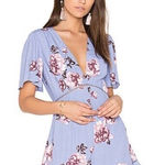 ASTR  The Label Cadence Purple Floral Romper Photo 0