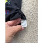 Johnny Was Embroidered Top L Floral Lions Freedom Boho Art to Wear Indie Black Photo 6