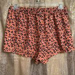 Billabong Adventure Division Orange Black Cheetah Print Active Shorts Large NWT Photo 1