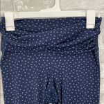Nike Dri-FIT Navy and White Yoga Dots Twist 7/8 Capri Tights Photo 2