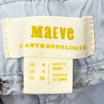 Anthropologie Maeve Tapered Cargo Pants Size 4 Iris Blue Cropped Casual Photo 9