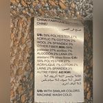 Chico's Chico’s Sz 2 Striped Knit Shawl Cardigan Coatigan Open Front Safety Pin Closure Photo 6