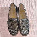 Sam Edelman  Size 7 Metallic Silver Woven Slip-On Espadrilles Photo 3