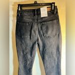 True Craft Denim , NWT, black high rise slim, frayed hem, 7R, awesome denim Photo 7