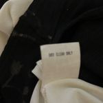 Saint Tropez West VTG Dress SZ 8 Sheer Overlay Lace Floral Black Sleeveless USA Photo 7