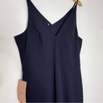 BHLDN Jones Maxi Formal Crepe Dress Midnight Blue – Size 16 (New with Tags) Photo 7
