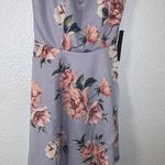 City Vibe  sleeveless floral skater lavender dress size 3 Photo 2