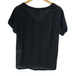 Desigual Women's TS SANDRA Black V-Neck Blouse T-Shirt Top Photo 2