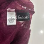 Frederick's of Hollywood  Lace Chemise burgundy size
L Photo 5