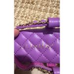 Liliana purple quilted chain thong sandals espadrille sole summer shoes 8 Photo 3