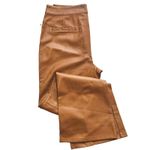 Free People Free‎ People Uptown High Waist Faux Leather Flare Pants in Brown Sz 12 Photo 15