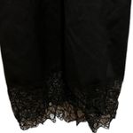 ZARA  W&B COLLECTION BLACK LACEY VNECK BODYCON SPAGHETTI STRAP DRESS M Photo 2