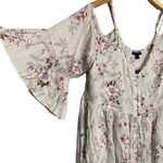 Torrid NWT  Babydoll Top Milkmaid Cold Shoulder Sleeve Floral Plus Size 1X Photo 3