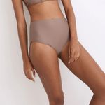 Madewell NWT  Second Wave Retro High-Waisted Bikini Bottom Castle Rock Medium Photo 0