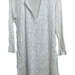Juliet Dunn London White Embroidered Sequin Tunic Cover Up Sz. 3 (US 8 Photo 0
