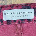 Sanctuary Social Standard by Maroon Leopard Ankle Skinny Pants 10 Photo 2