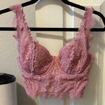 Victoria's Secret  Lace Bralette in Dusty Rose Photo 0