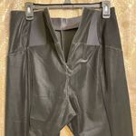Guess  By Marciano High Waisted Myera Reflective Wet Look Black Pants Large Photo 5